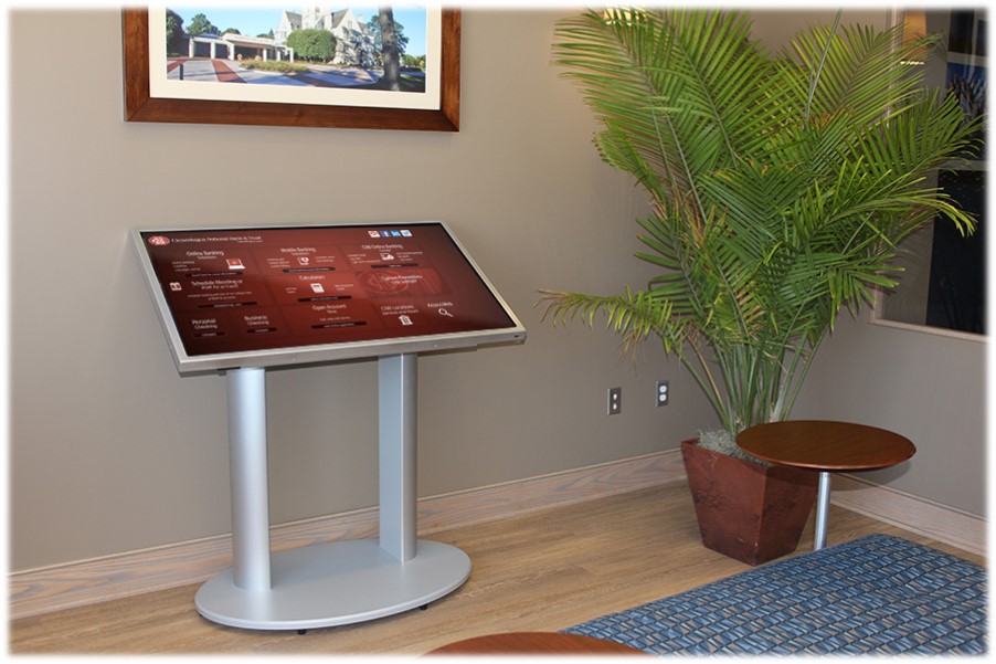 digital signage solutions, digital signs, bank digital signage, bank signage, banking signage, bank digital signs, digital signage bank, CNB, Canandaigua National Bank, NY, NY bank, Canandaigua National Bank & Trust, Canandaigua National Bank signage, framed digital signage, wooden enclosure signs, video wall, bank video wall, 4x4 video wall, credit union video wall, Credit union digital signage, Credit Union digital signs, digital signage in Credit Union, financial institution signage, Credit Union digital signage, Credit Union digital signage near me, banking digital signage near me,