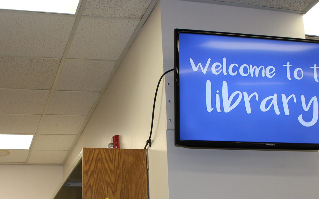 library digital signage