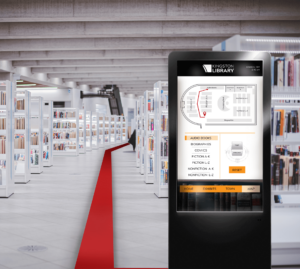 wayfinding, wayfinding digital signage, mapping, mapping digital signage, library digital signage, hospital digital signage