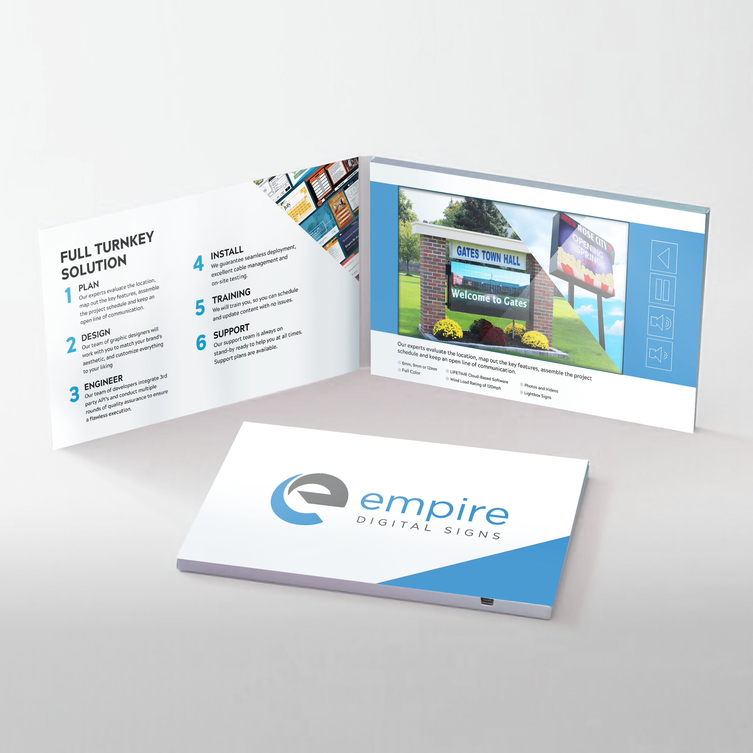 digital video brochures, digital brochures, video brochures